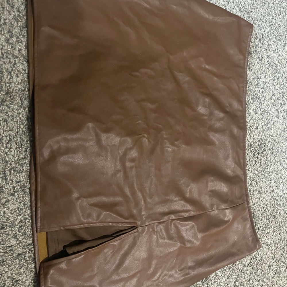 Fashion Nova Brown Midi Skirt